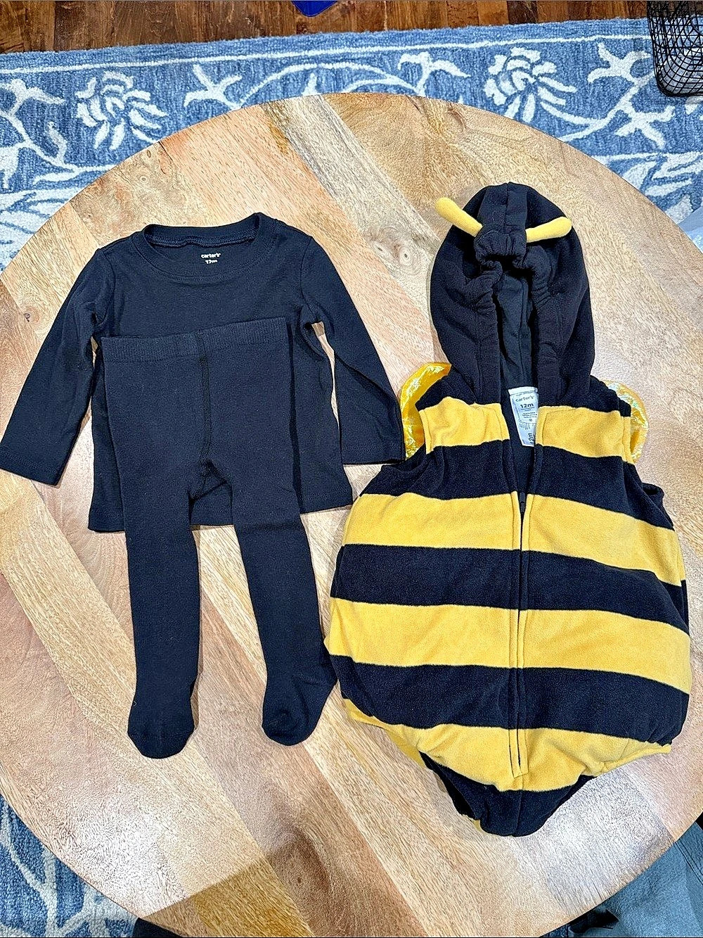 Carter's Bumblebee Costume Set Yellow & Black Baby 12M